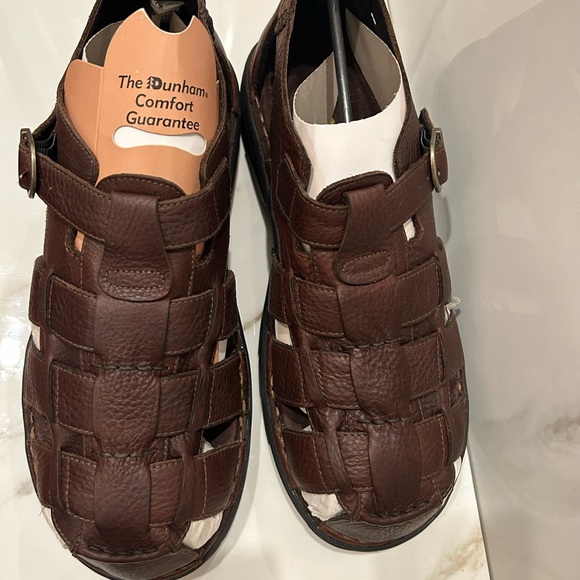 Brand New Dunham Brown Fisherman Sandal, Size 15 - Picture 1 of 2
